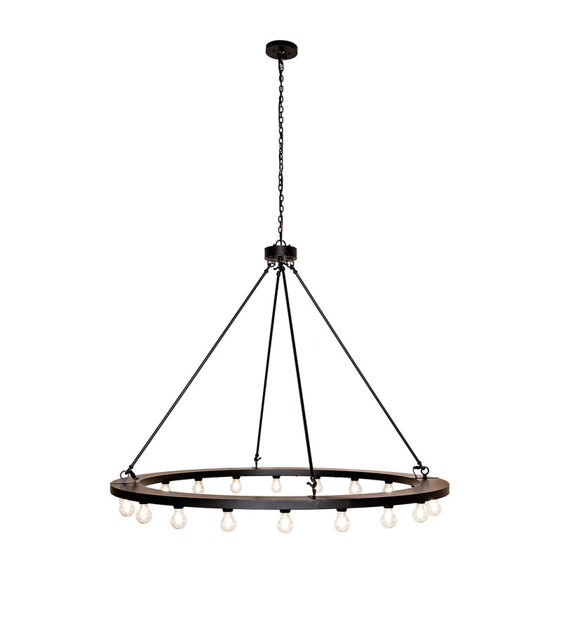 Meyda Tiffany 276592 20 Light Chandelier, Solar Black