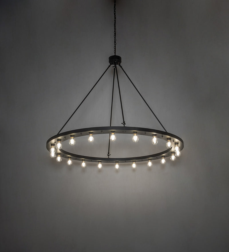 Meyda Tiffany 276592 20 Light Chandelier, Solar Black