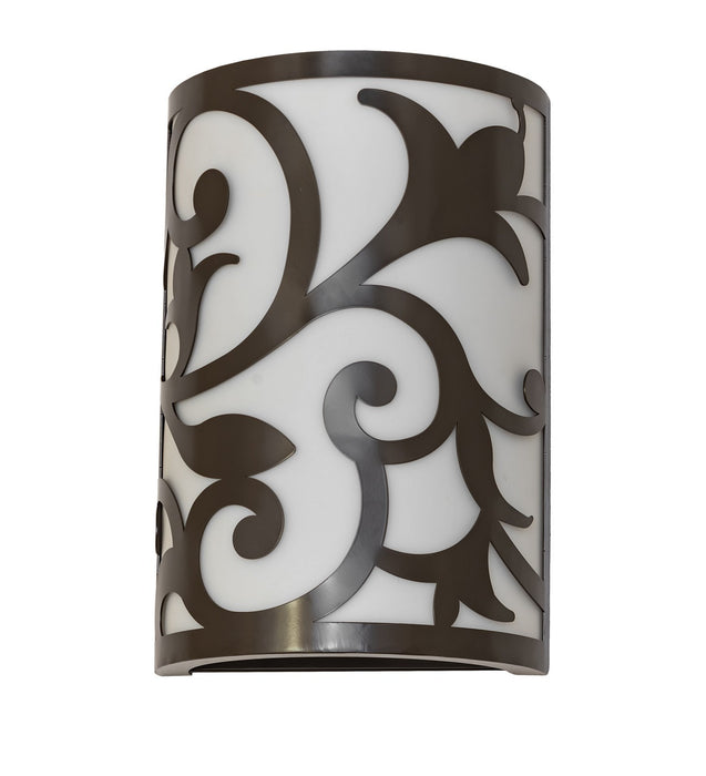 Meyda Tiffany 276885 Two Light Wall Sconce, Rail Bronze