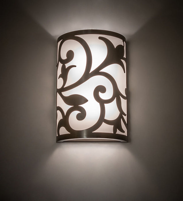 Meyda Tiffany 276885 Two Light Wall Sconce, Rail Bronze