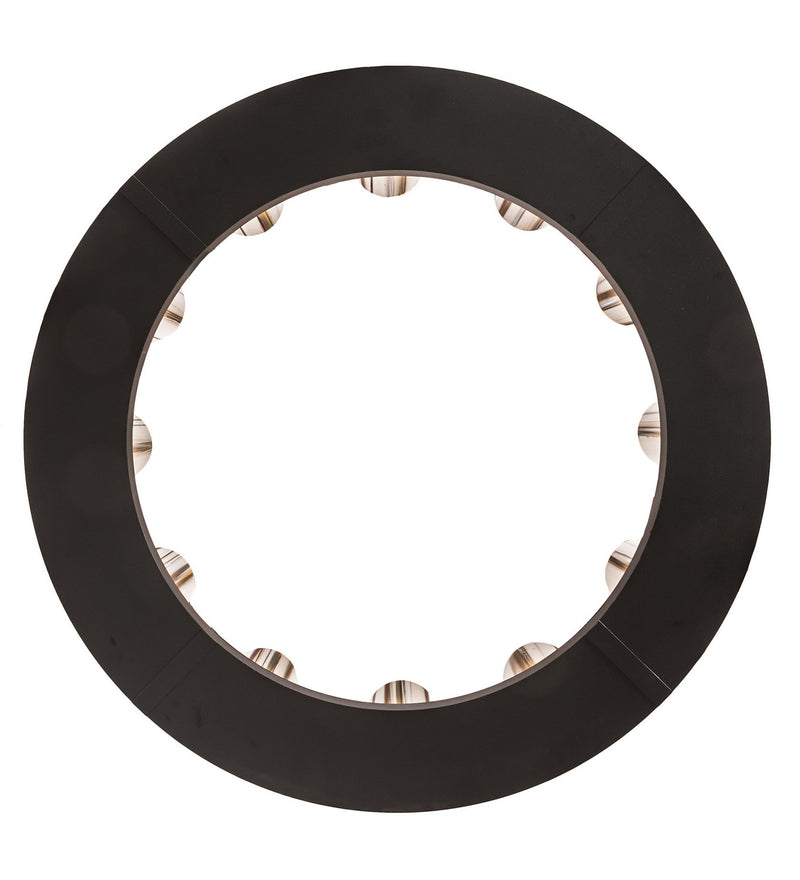 Meyda Tiffany 278366 12 Light Chandelier, Textured Black