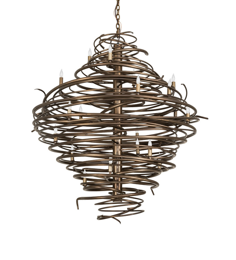 Meyda Tiffany 278751 20 Light Chandelier, Antique Copper