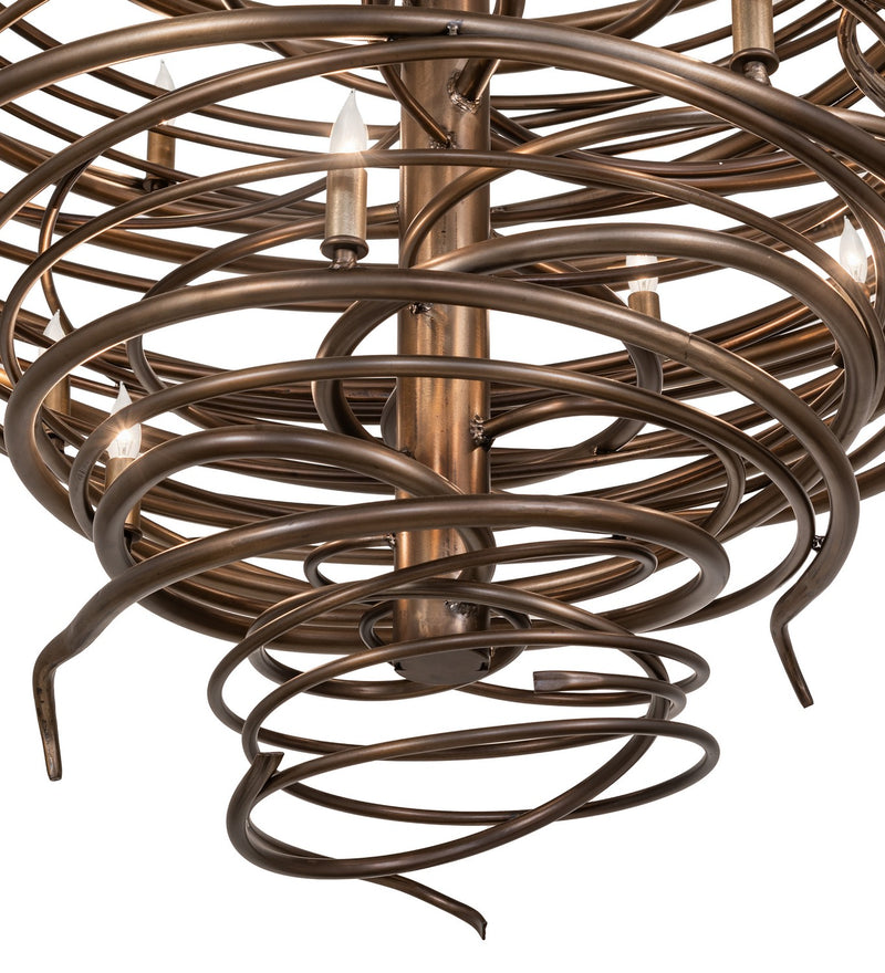 Meyda Tiffany 278751 20 Light Chandelier, Antique Copper