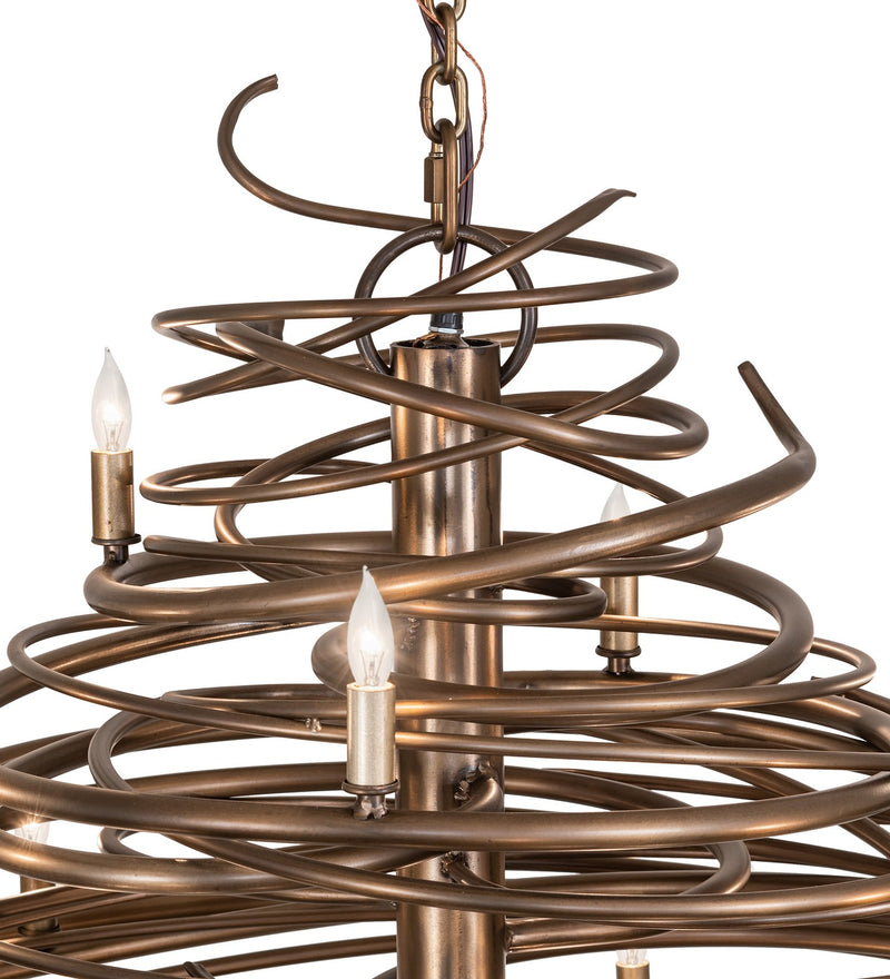 Meyda Tiffany 278751 20 Light Chandelier, Antique Copper