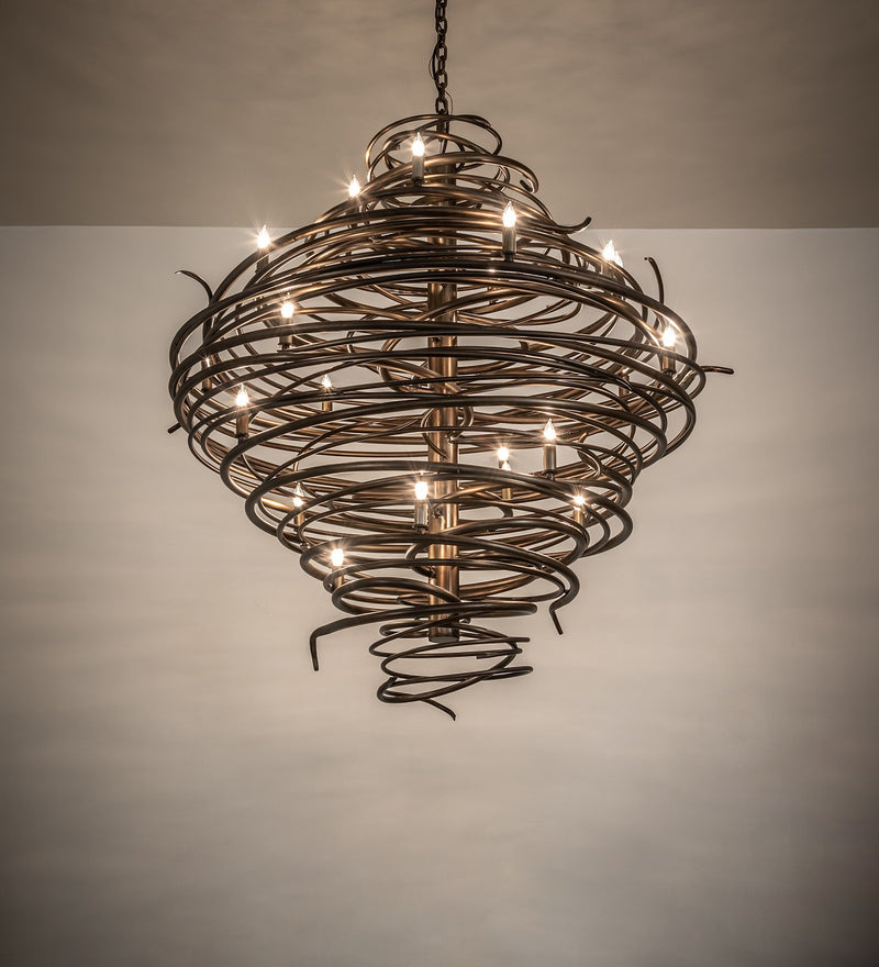 Meyda Tiffany 278751 20 Light Chandelier, Antique Copper