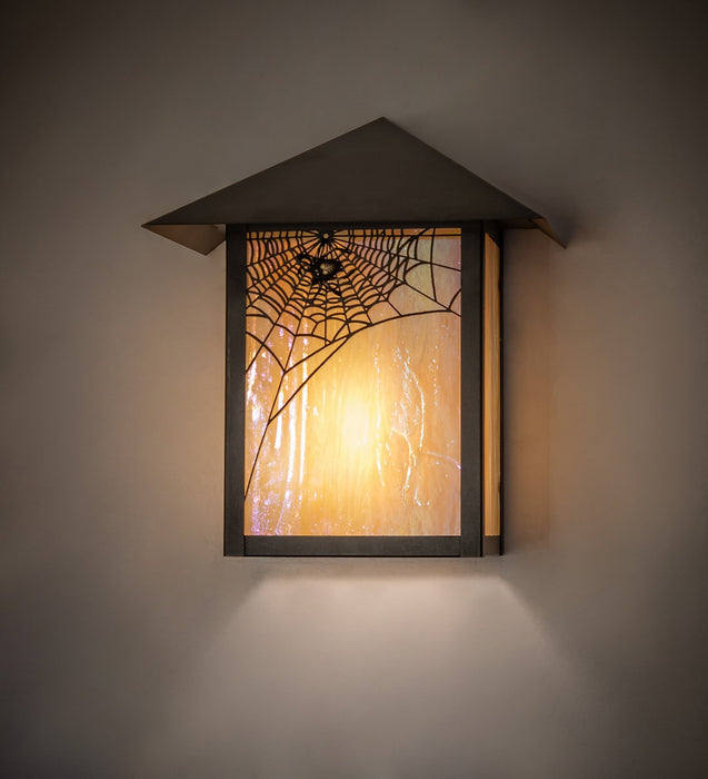 Meyda Tiffany 41650 LED Wall Sconce, Craftsman Brown