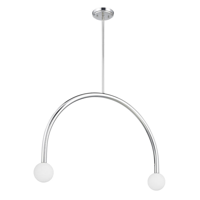 Meridian M100132CH LED Chandelier, Chrome