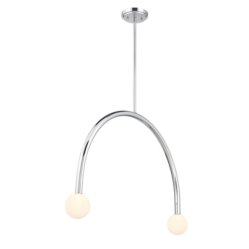 Meridian M100132CH LED Chandelier, Chrome