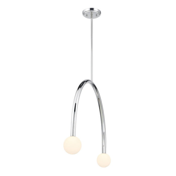 Meridian M100132CH LED Chandelier, Chrome