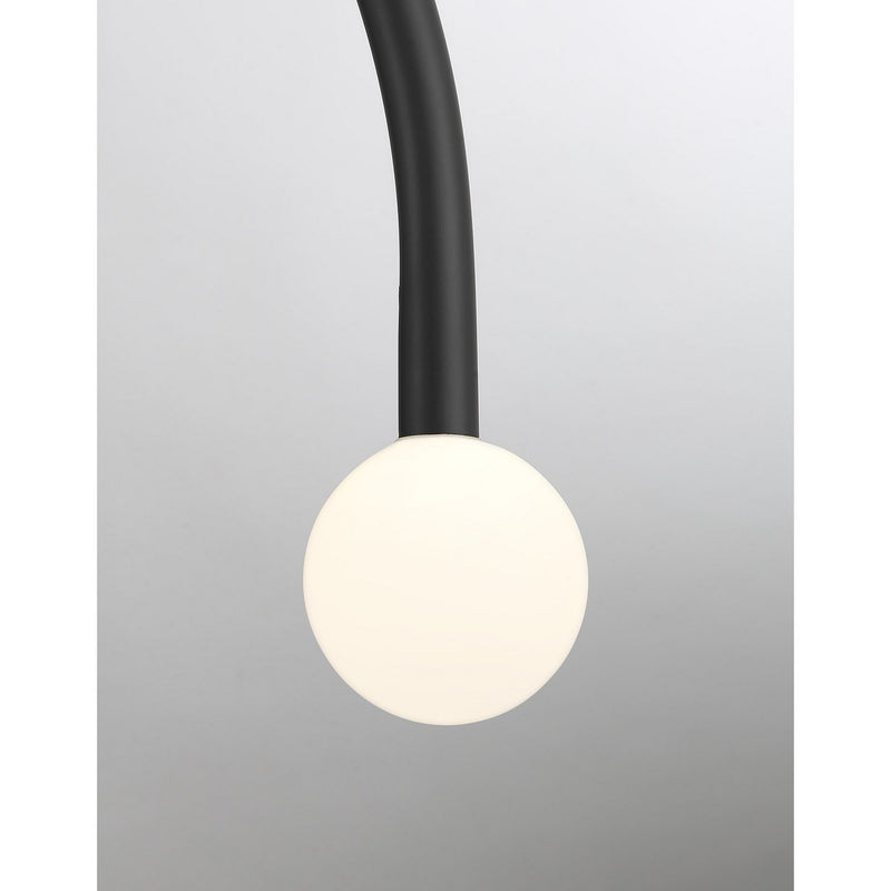 Meridian M100132MBK LED Chandelier, Matte Black