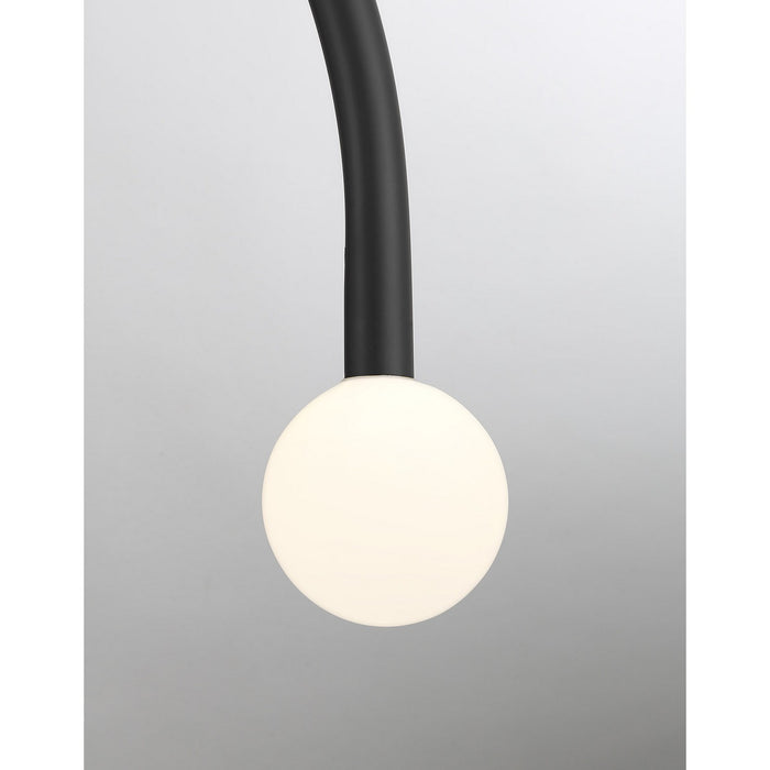 Meridian M100132MBK LED Chandelier, Matte Black