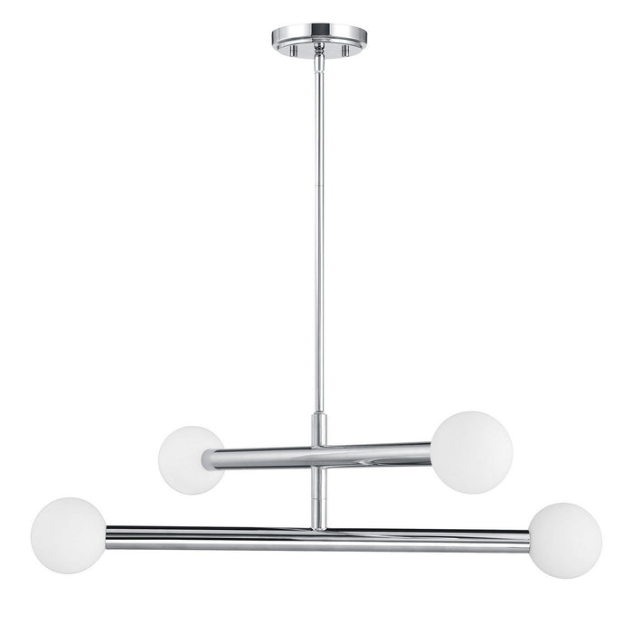 Meridian M100133CH LED Chandelier, Chrome
