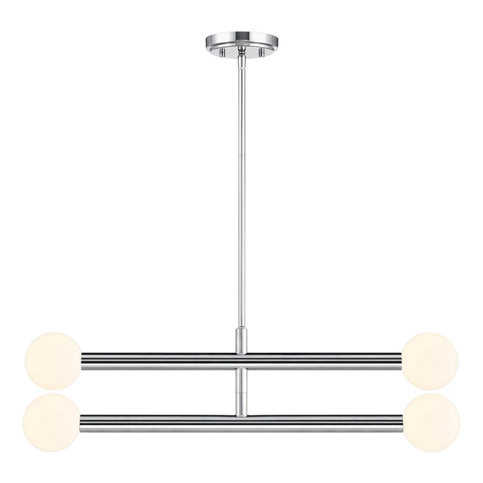 Meridian M100133CH LED Chandelier, Chrome