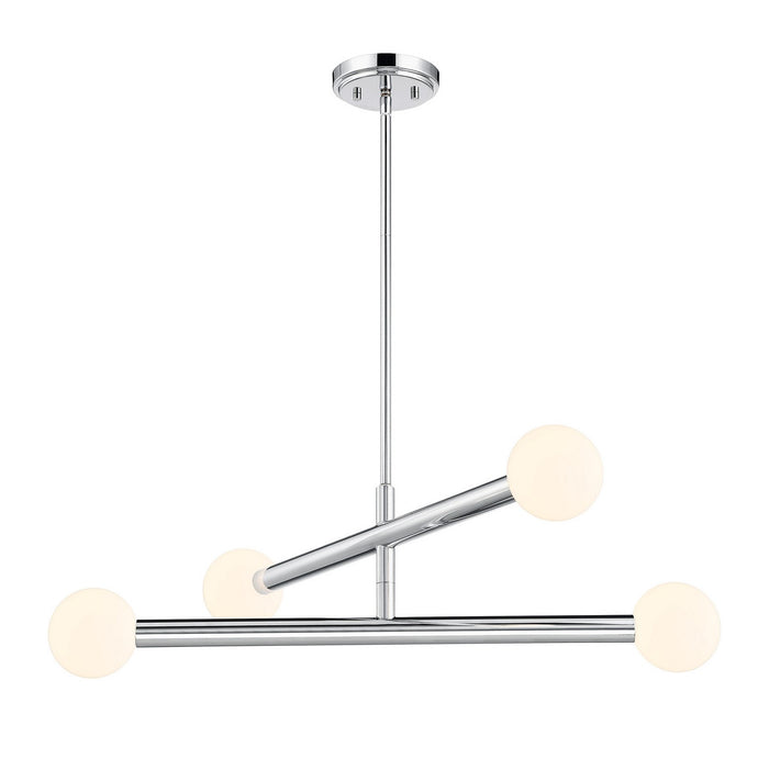 Meridian M100133CH LED Chandelier, Chrome