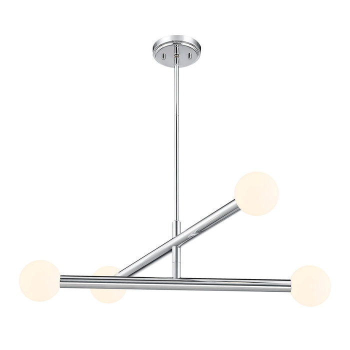 Meridian M100133CH LED Chandelier, Chrome