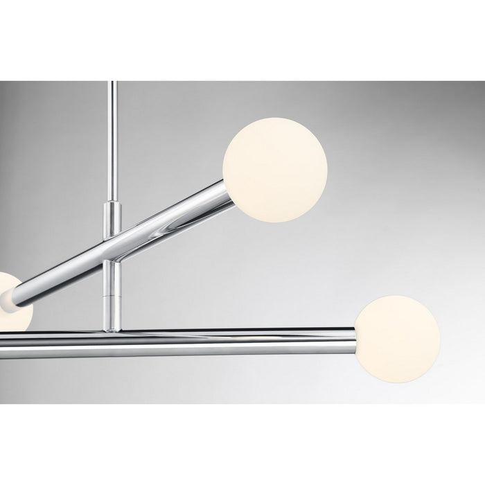 Meridian M100133CH LED Chandelier, Chrome