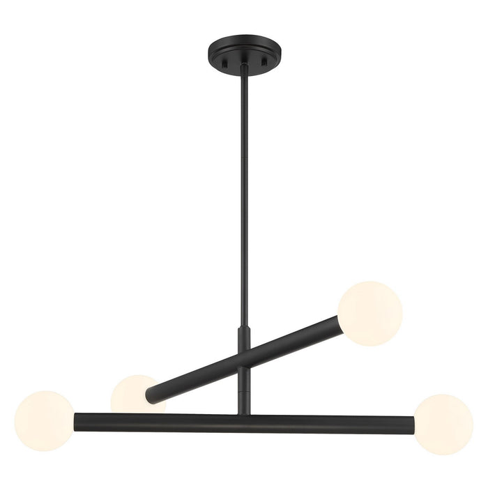 Meridian M100133MBK LED Chandelier, Matte Black
