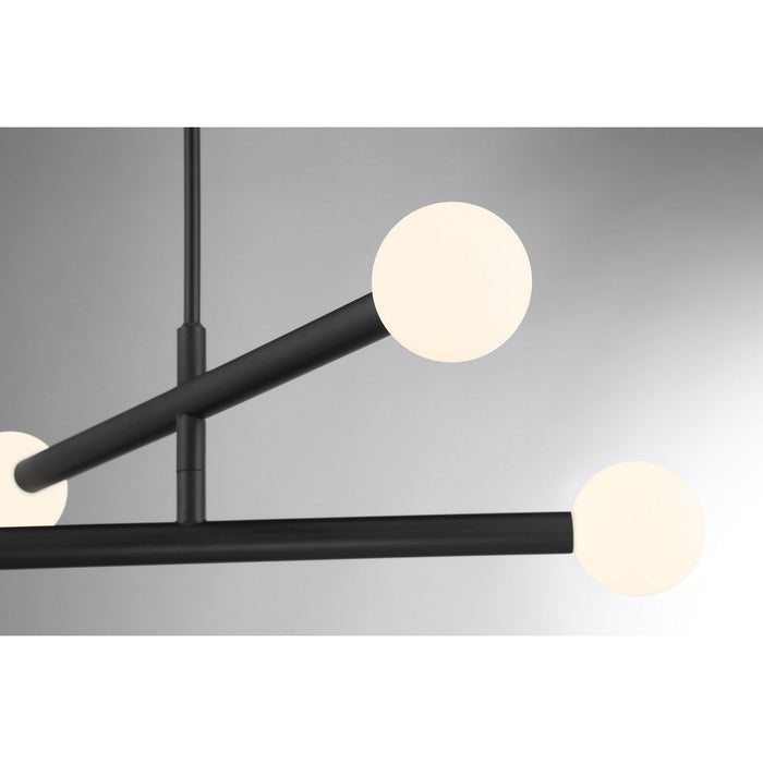 Meridian M100133MBK LED Chandelier, Matte Black