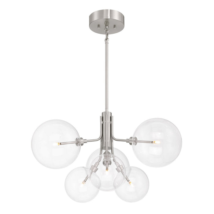 Meridian M100135BN LED Chandelier, Brushed Nickel