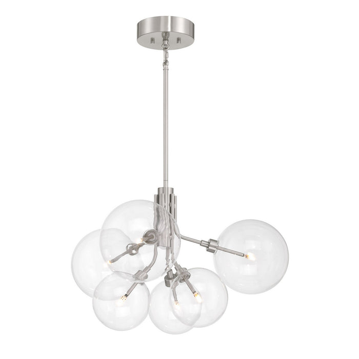 Meridian M100135BN LED Chandelier, Brushed Nickel