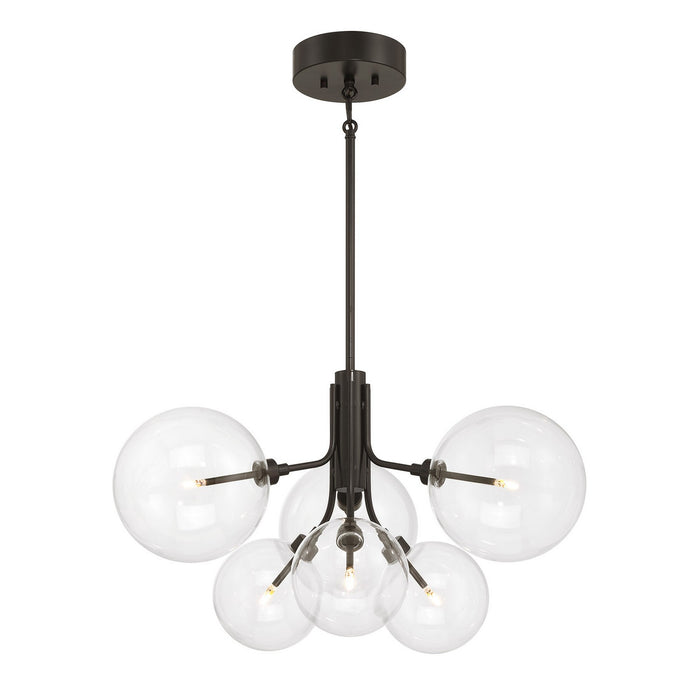Meridian M100135ORB LED Chandelier, Oil Rubbed Bronze