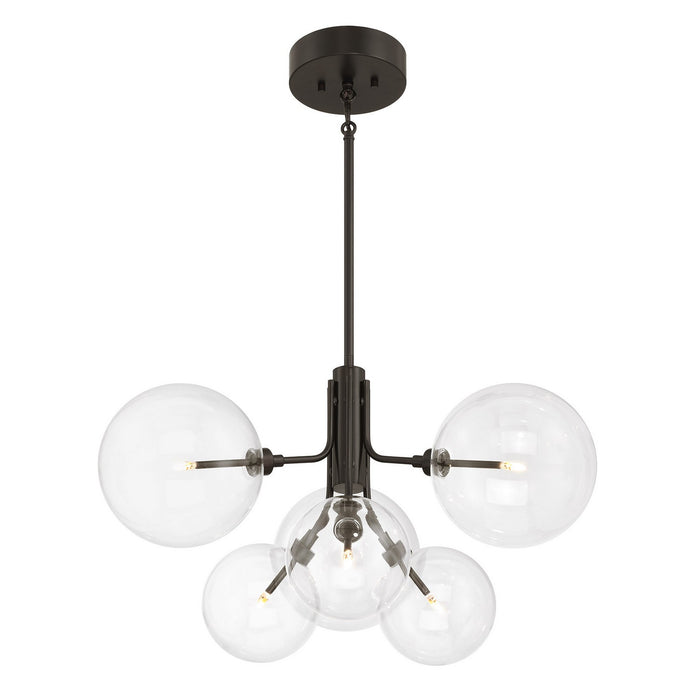 Meridian M100135ORB LED Chandelier, Oil Rubbed Bronze