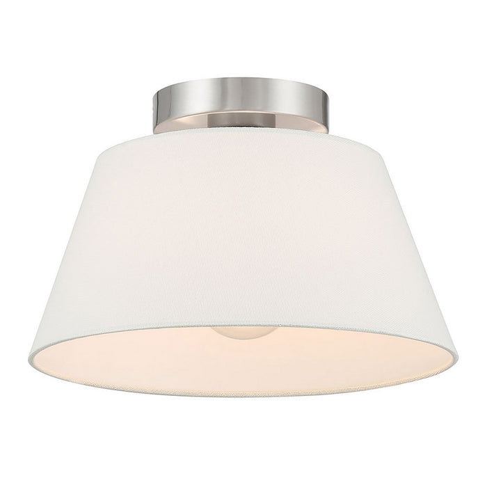 Meridian M60077BN Three Light Semi-Flush Mount, Brushed Nickel