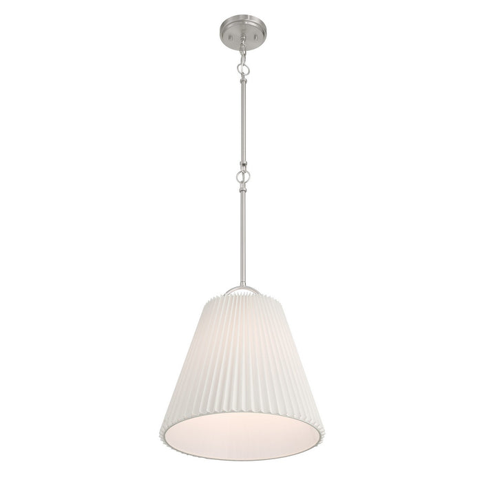 Meridian M7045BN One Light Pendant, Brushed Nickel