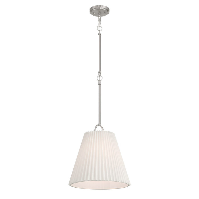 Meridian M7045BN One Light Pendant, Brushed Nickel