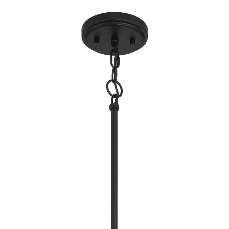 Meridian M7045MBK One Light Pendant, Matte Black