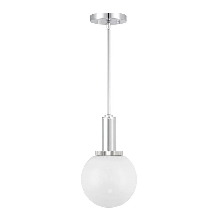 Meridian M7050CH One Light Pendant, Chrome