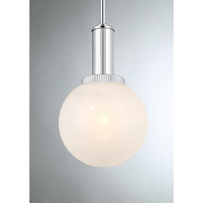 Meridian M7050CH One Light Pendant, Chrome