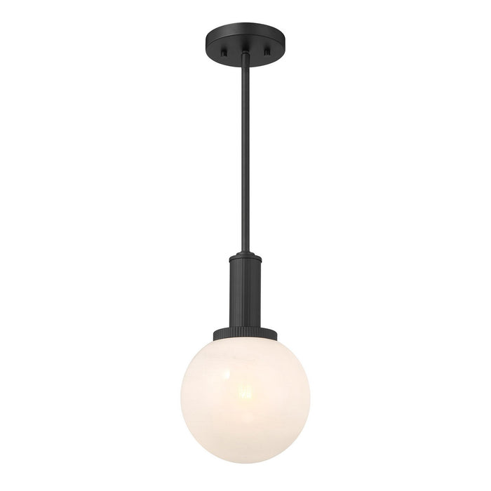 Meridian M7050MBK One Light Pendant, Matte Black