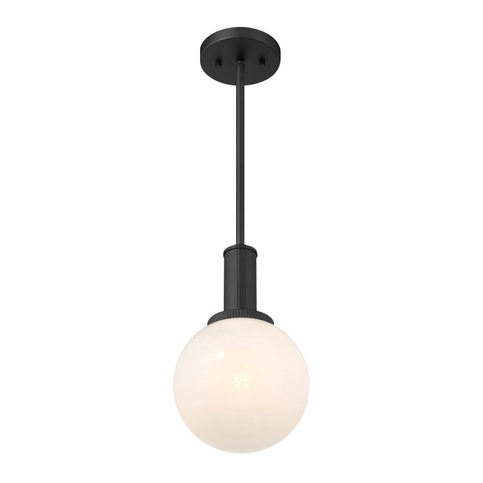 Meridian M7050MBK One Light Pendant, Matte Black
