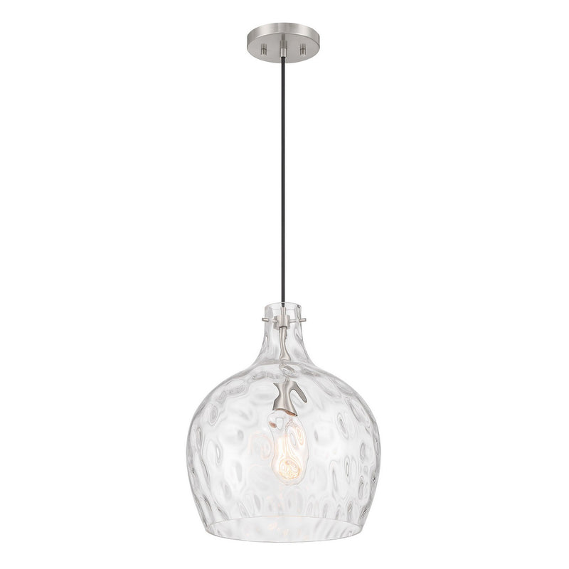 Meridian M7053BN One Light Pendant, Brushed Nickel
