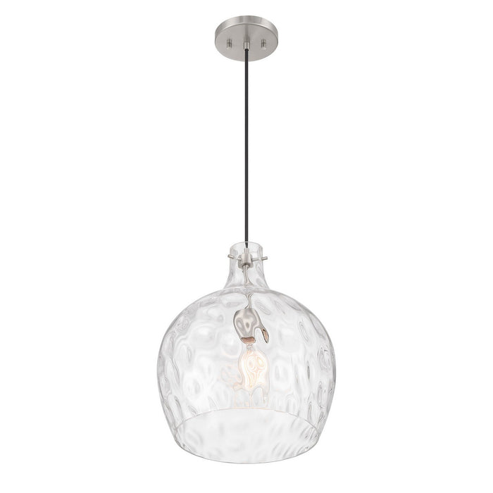 Meridian M7053BN One Light Pendant, Brushed Nickel