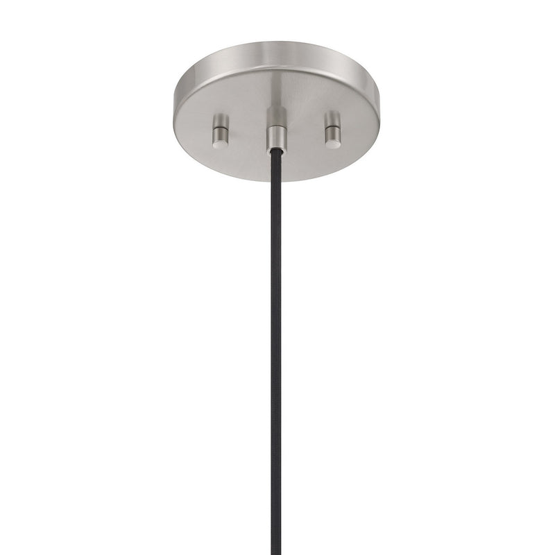 Meridian M7053BN One Light Pendant, Brushed Nickel
