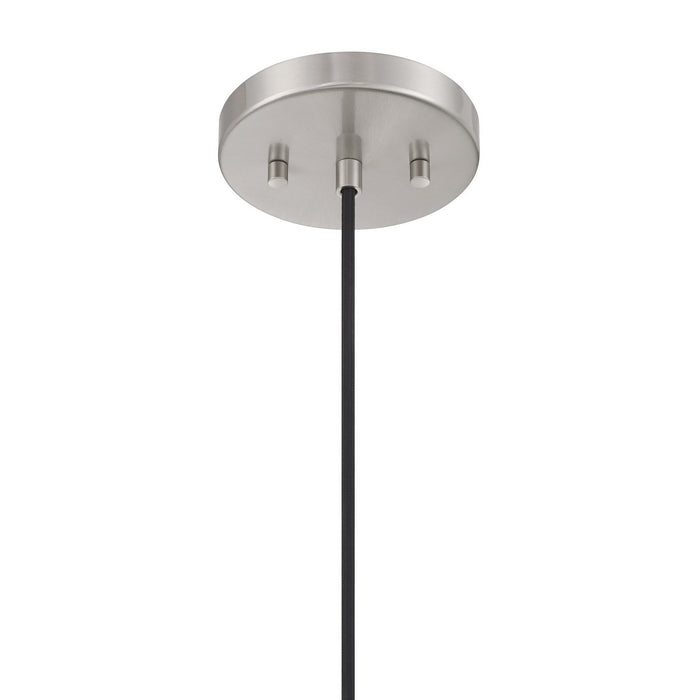 Meridian M7053BN One Light Pendant, Brushed Nickel
