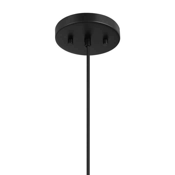 Meridian M7053MBK One Light Pendant, Matte Black