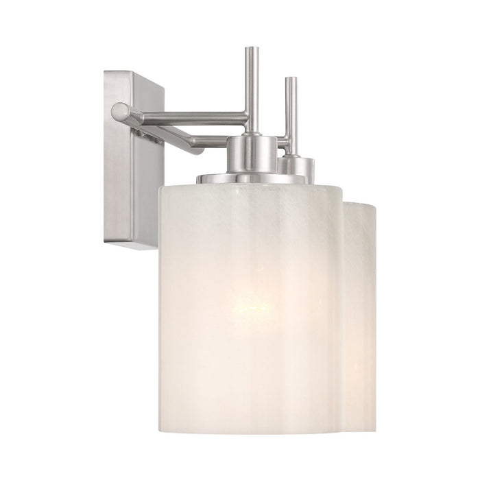 Meridian M80083BN Two Light Bathroom Vanity, Brushed Nickel