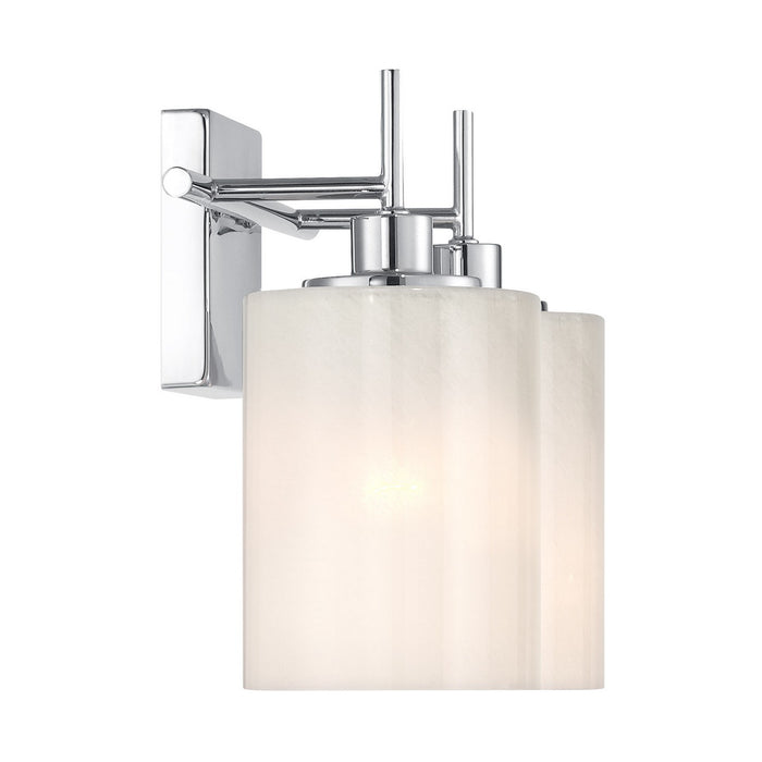 Meridian M80083CH Two Light Bathroom Vanity, Chrome