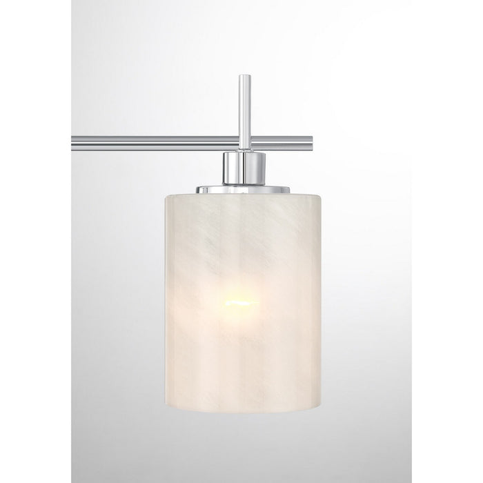 Meridian M80084CH Three Light Bathroom Vanity, Chrome