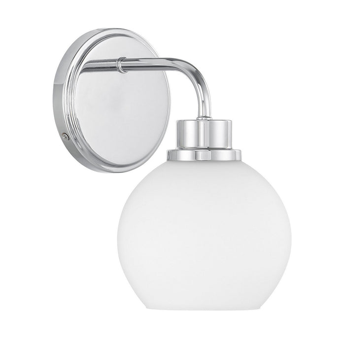 Meridian M90112CH One Light Wall Sconce, Chrome