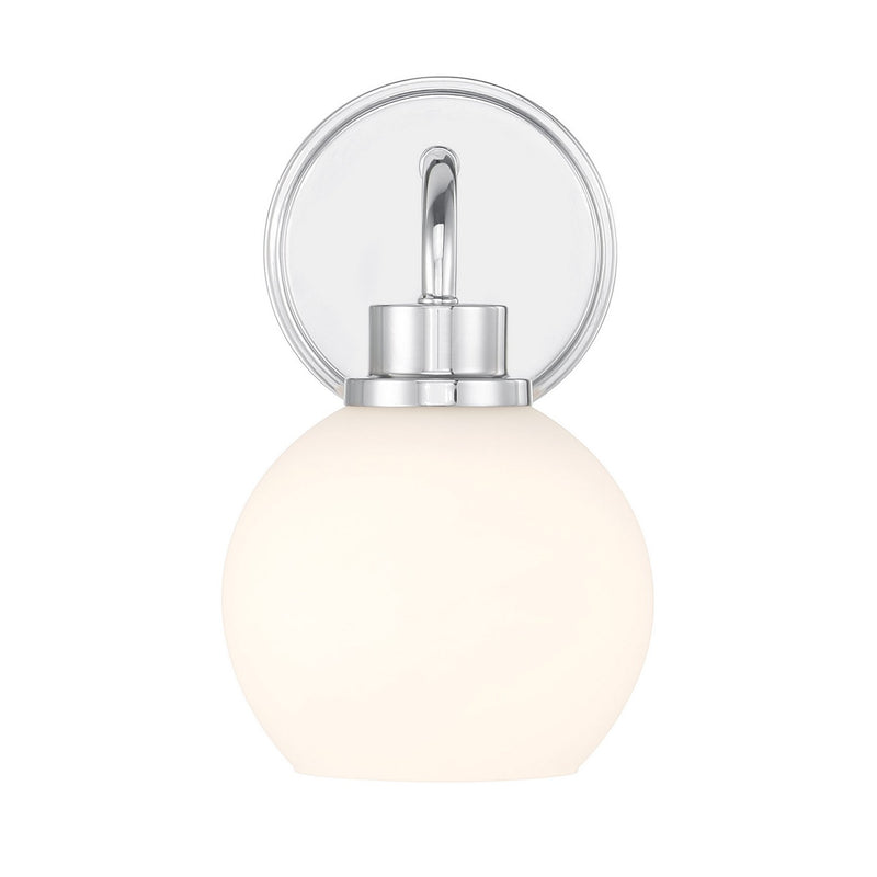 Meridian M90112CH One Light Wall Sconce, Chrome
