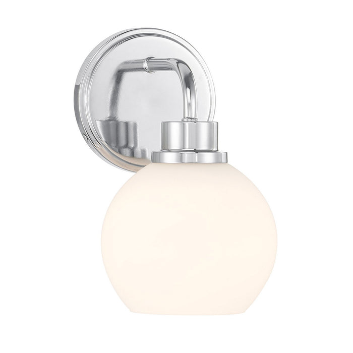 Meridian M90112CH One Light Wall Sconce, Chrome