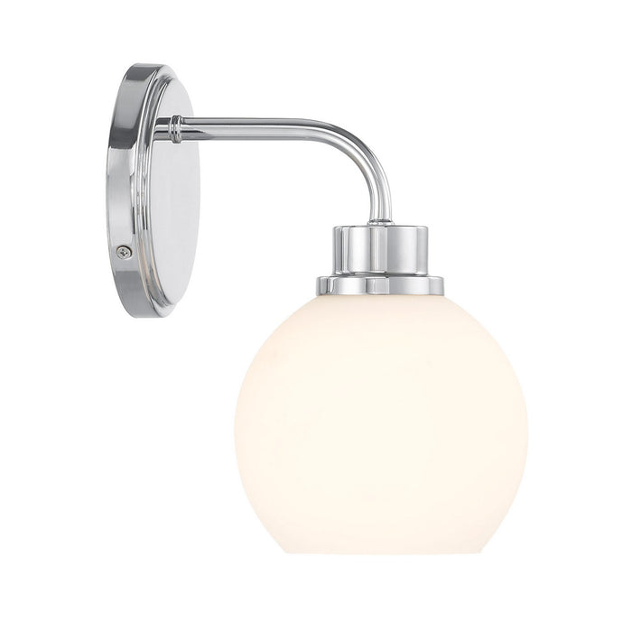 Meridian M90112CH One Light Wall Sconce, Chrome
