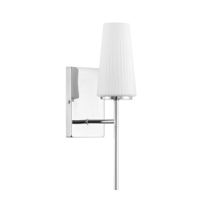 Meridian M90115CH One Light Wall Sconce, Chrome