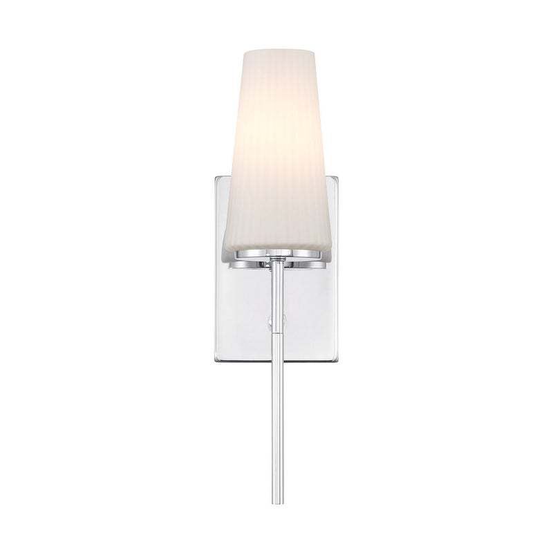 Meridian M90115CH One Light Wall Sconce, Chrome
