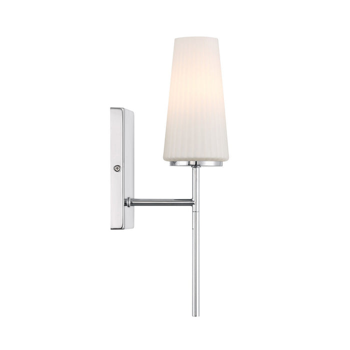 Meridian M90115CH One Light Wall Sconce, Chrome