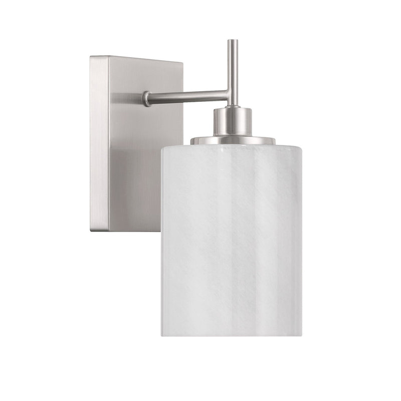 Meridian M90116BN One Light Wall Sconce, Brushed Nickel